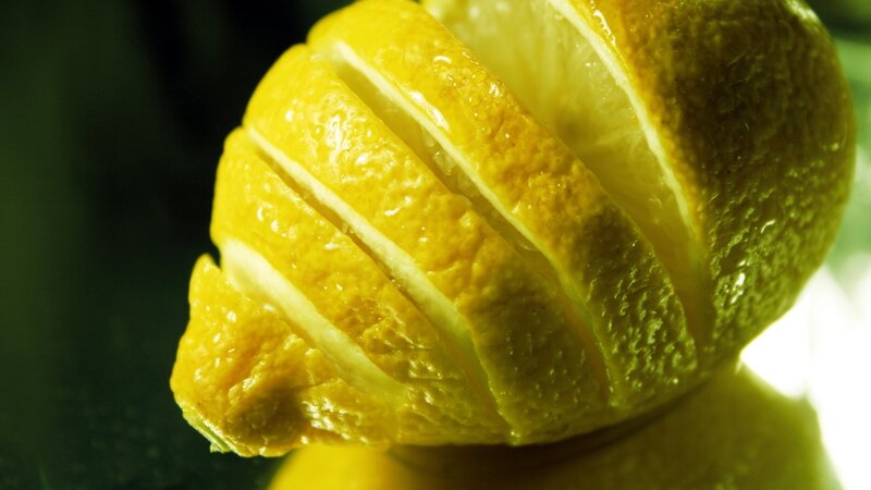 Sliced Lemon Fruit