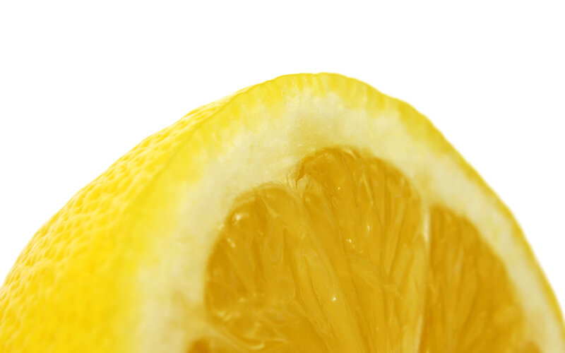 Sliced Lemon Half