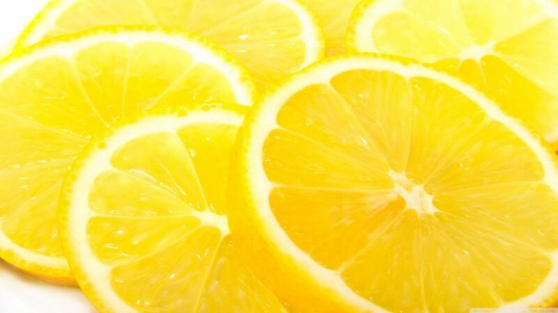 Sliced Lemons — Yellow, Bright