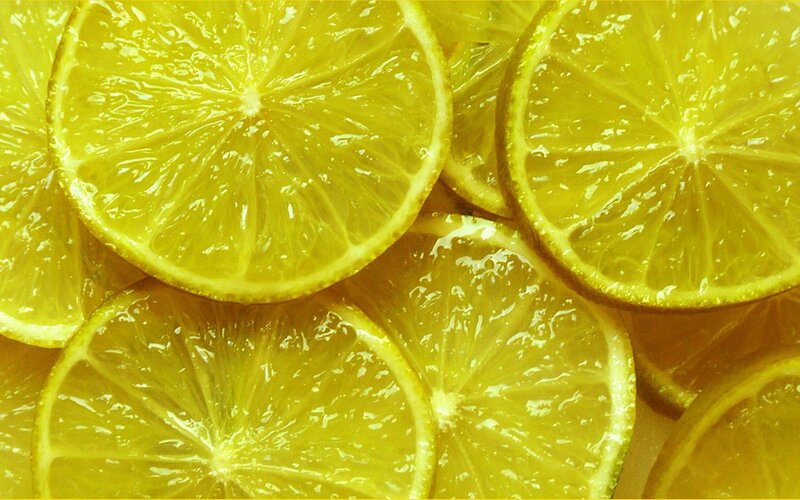 Sliced Lemons — Yellow