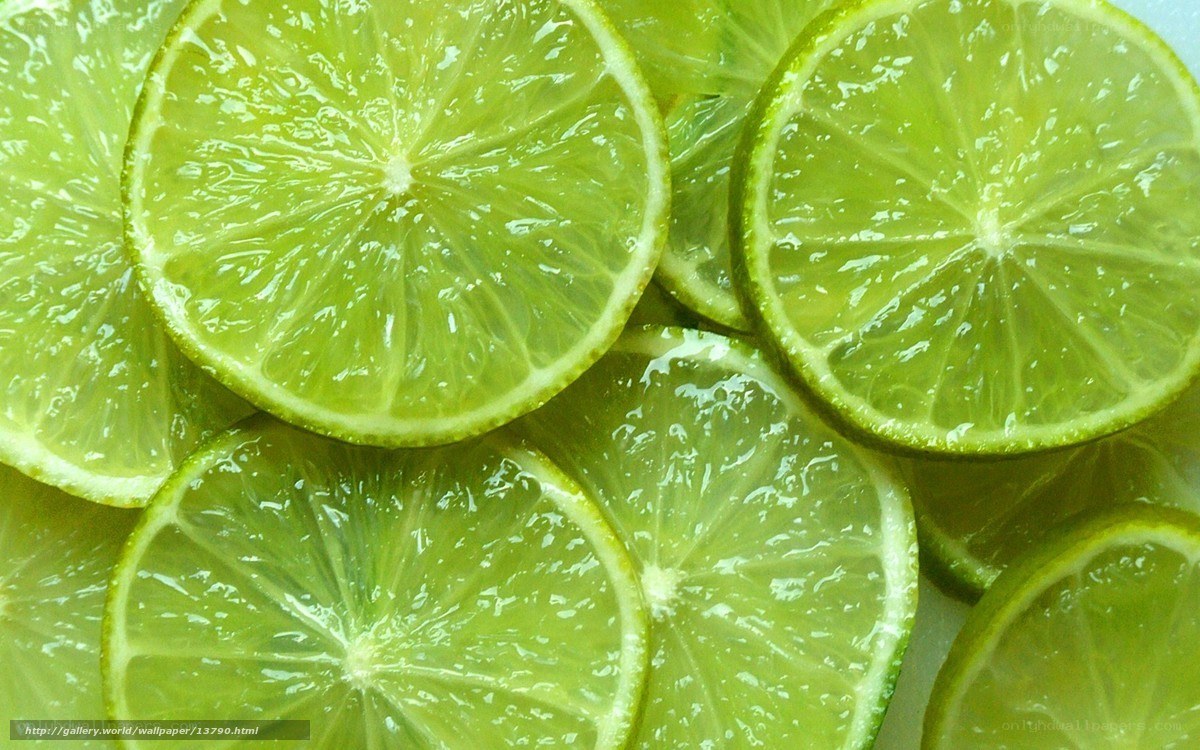sliced lime close-up