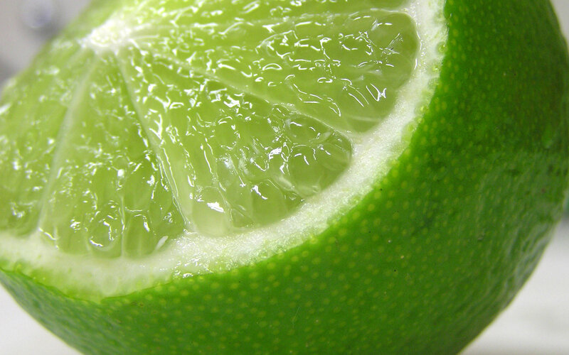 Sliced Lime Fruit — Green, Fresh, Photograph, Cut