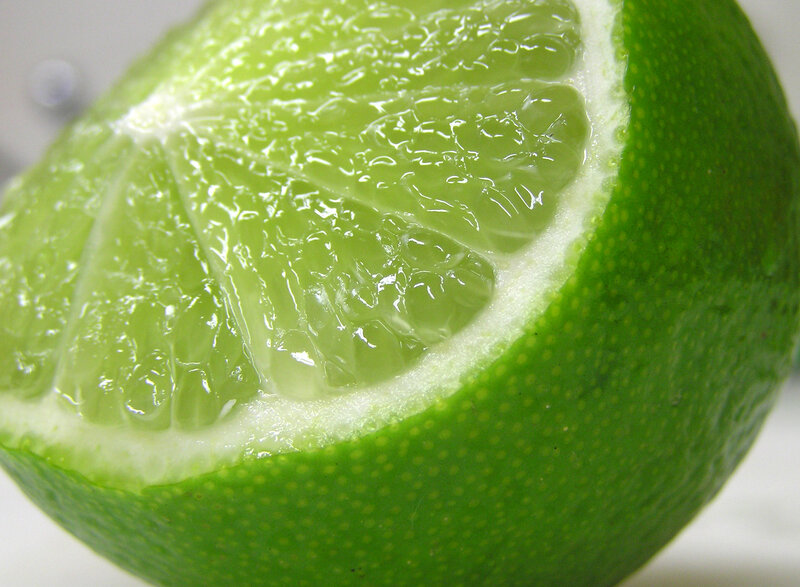 Sliced Lime Fruit — Green, Fresh, Photograph