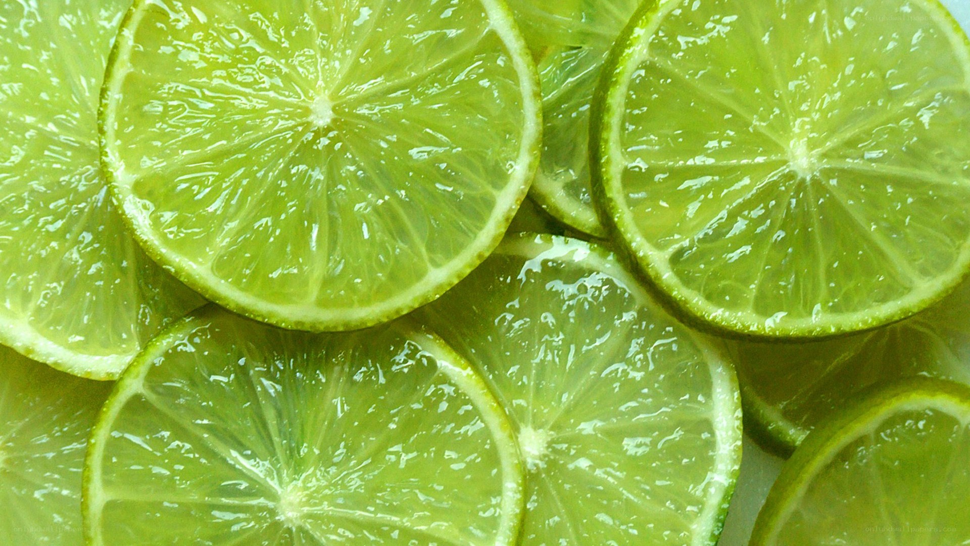 sliced lime slices