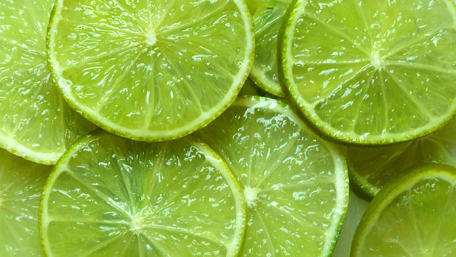 sliced lime slices