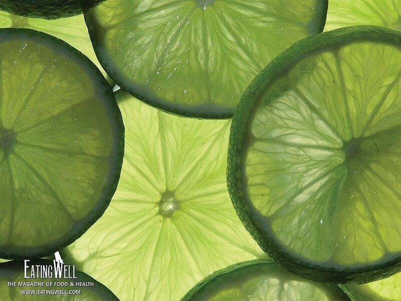 sliced lime slices