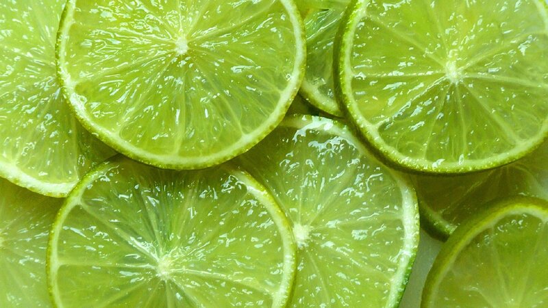 Sliced Limes — Green, Fresh, Photograph, Slices