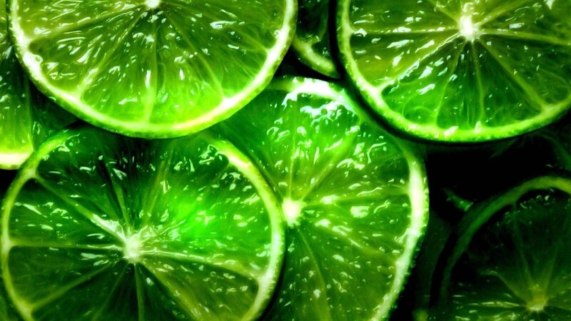 Sliced Limes — Green, Vibrant, Photograph