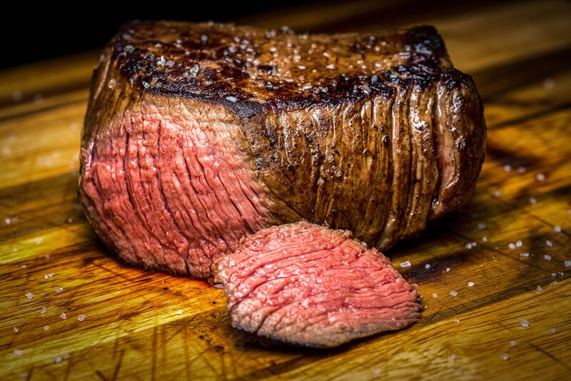 Sliced Medium-rare Steak