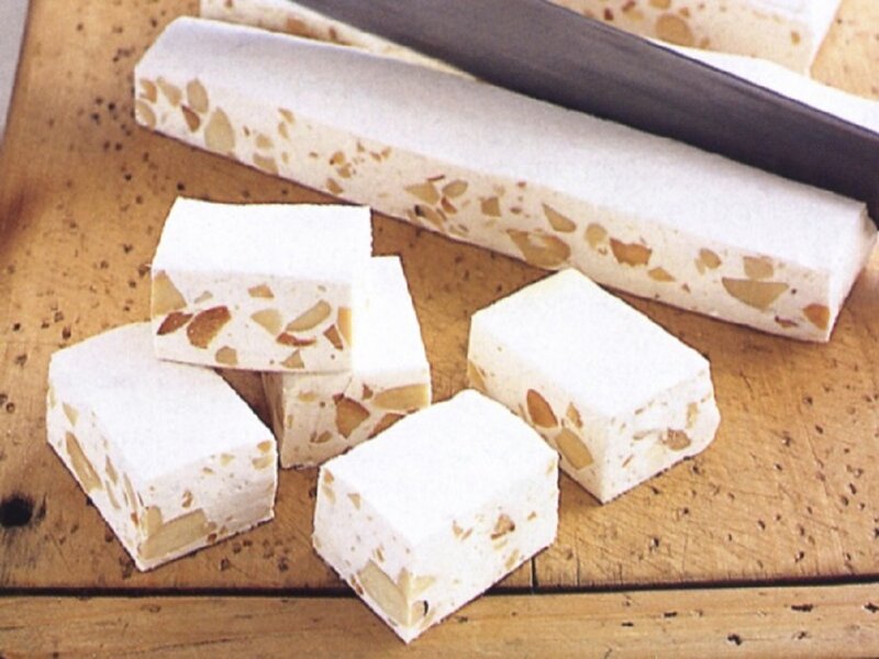 Sliced Nougat Candy