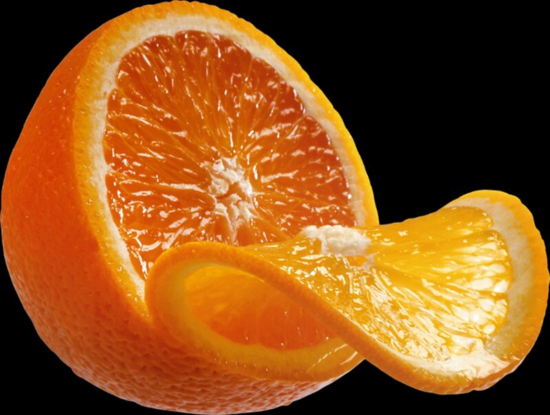 Sliced Orange Fruit — Fresh, Photograph, Orange Peel