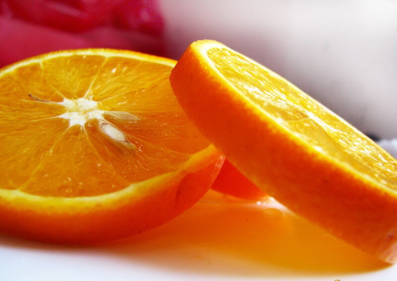 Sliced Orange Fruit — Fresh