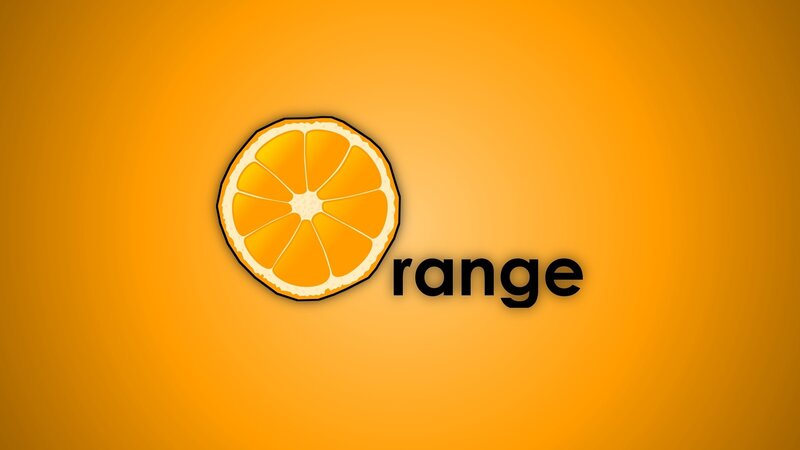 Sliced Orange Fruit — Minimalist