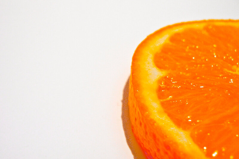 Sliced Orange Fruit — Simple