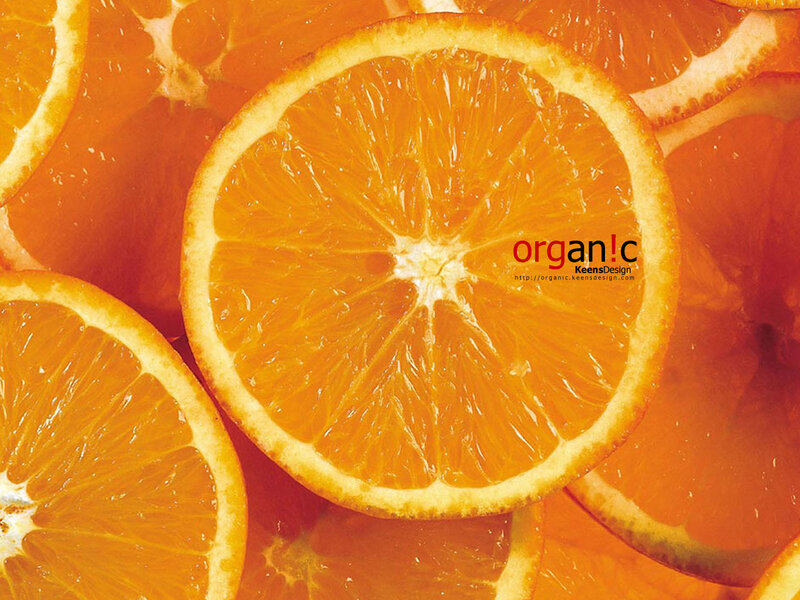 sliced oranges close-up