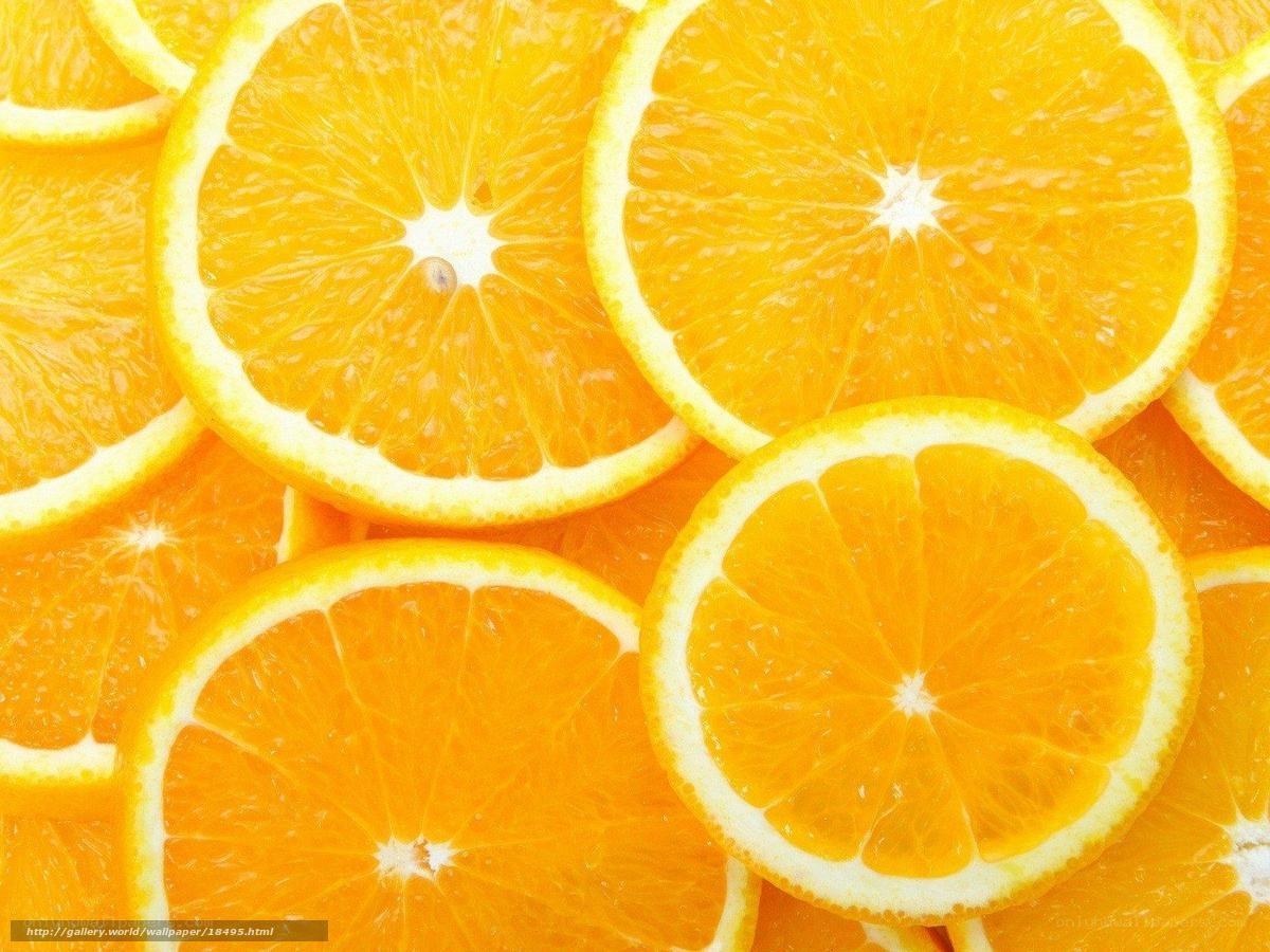 sliced oranges close-up