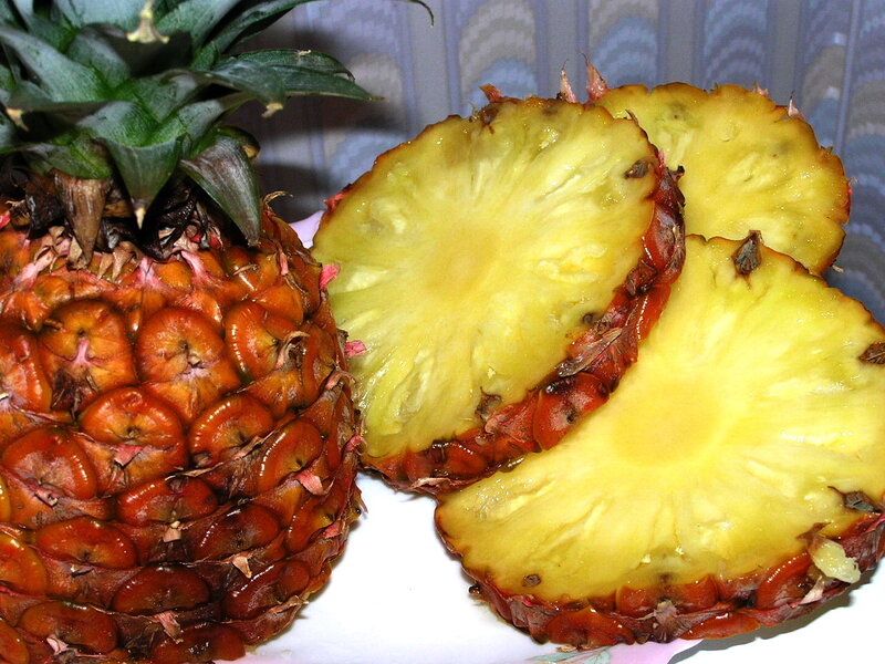 Sliced Pineapple Fruit