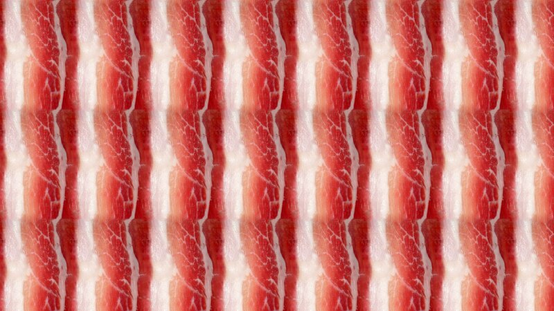 sliced raw meat pattern