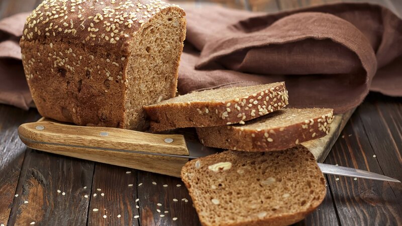 Sliced Rye Bread Loaf