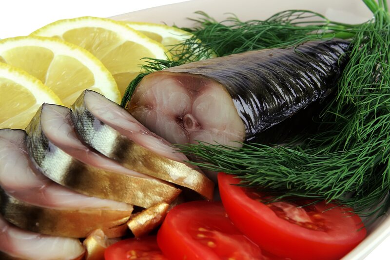 Sliced Smoked Fish — Yellow, Fresh