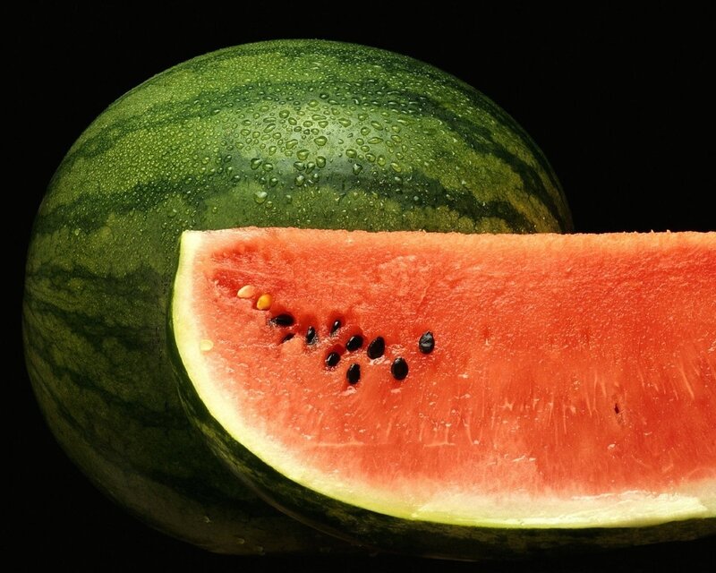 Sliced Watermelon — Green