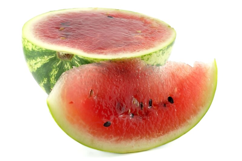 Sliced Watermelon — Red, Fresh, Photograph