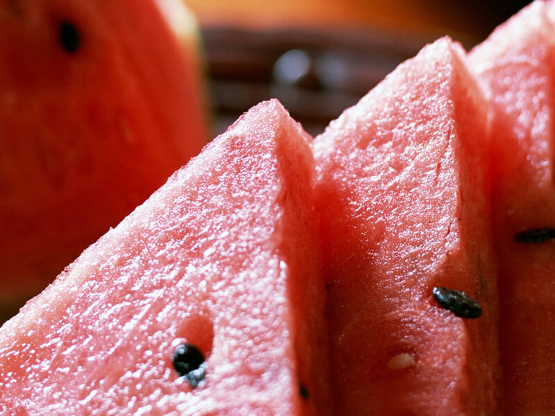 Sliced Watermelon — Red