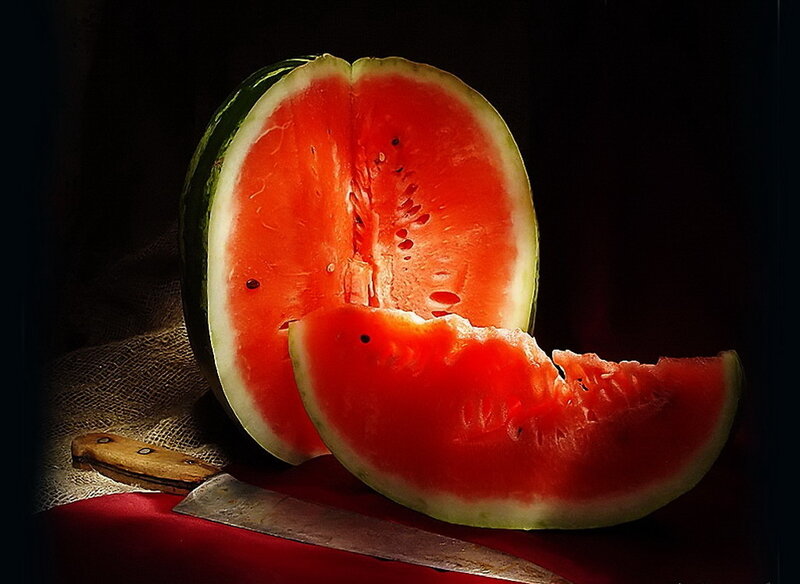 Sliced Watermelon
