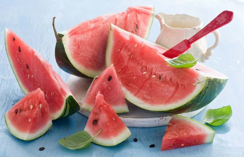 Sliced Watermelon Wedges — Red, Fresh, Summer, Photograph
