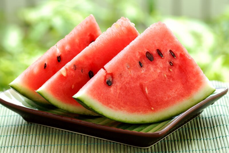 Sliced Watermelon Wedges — Red, Fresh, Summer