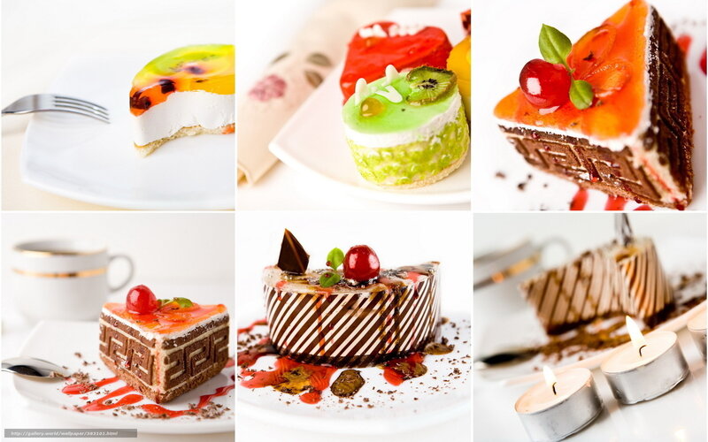 Slices of Assorted Cakes