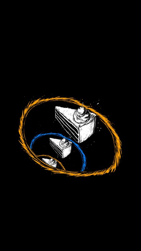 Slices of Cake — Black