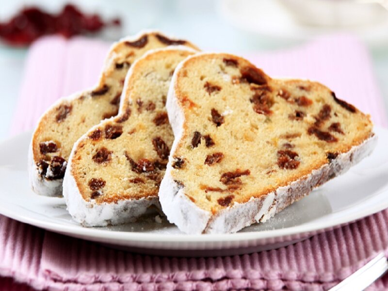 Slices of Fruit Cake