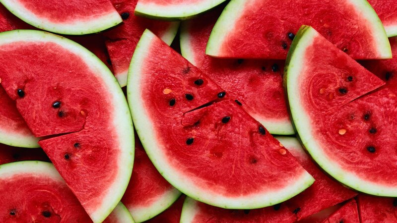 slices of watermelon