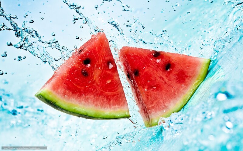 Slices of Watermelon — Red, Refreshing, Summer