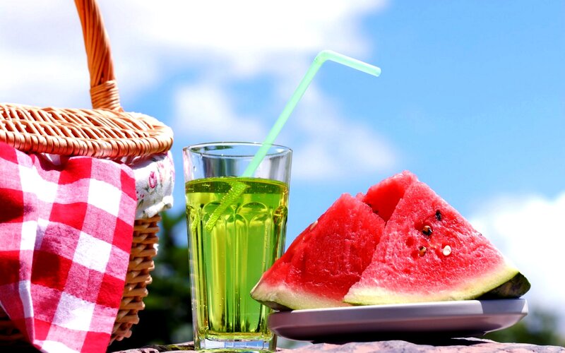 Slices of Watermelon — Red