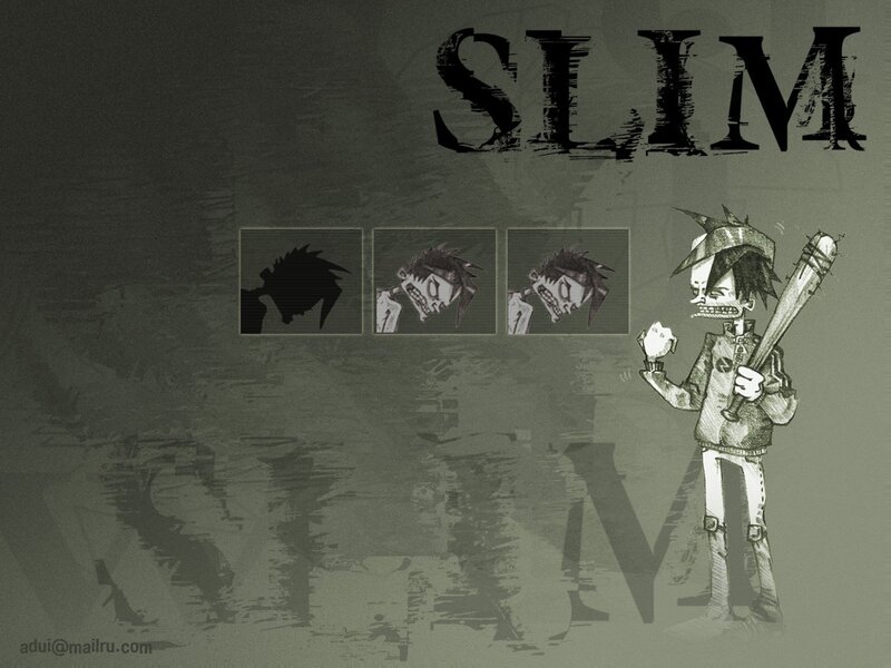 Slim character art