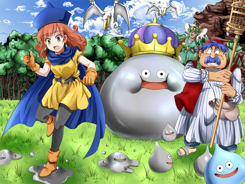 Slime Character with Adventurers