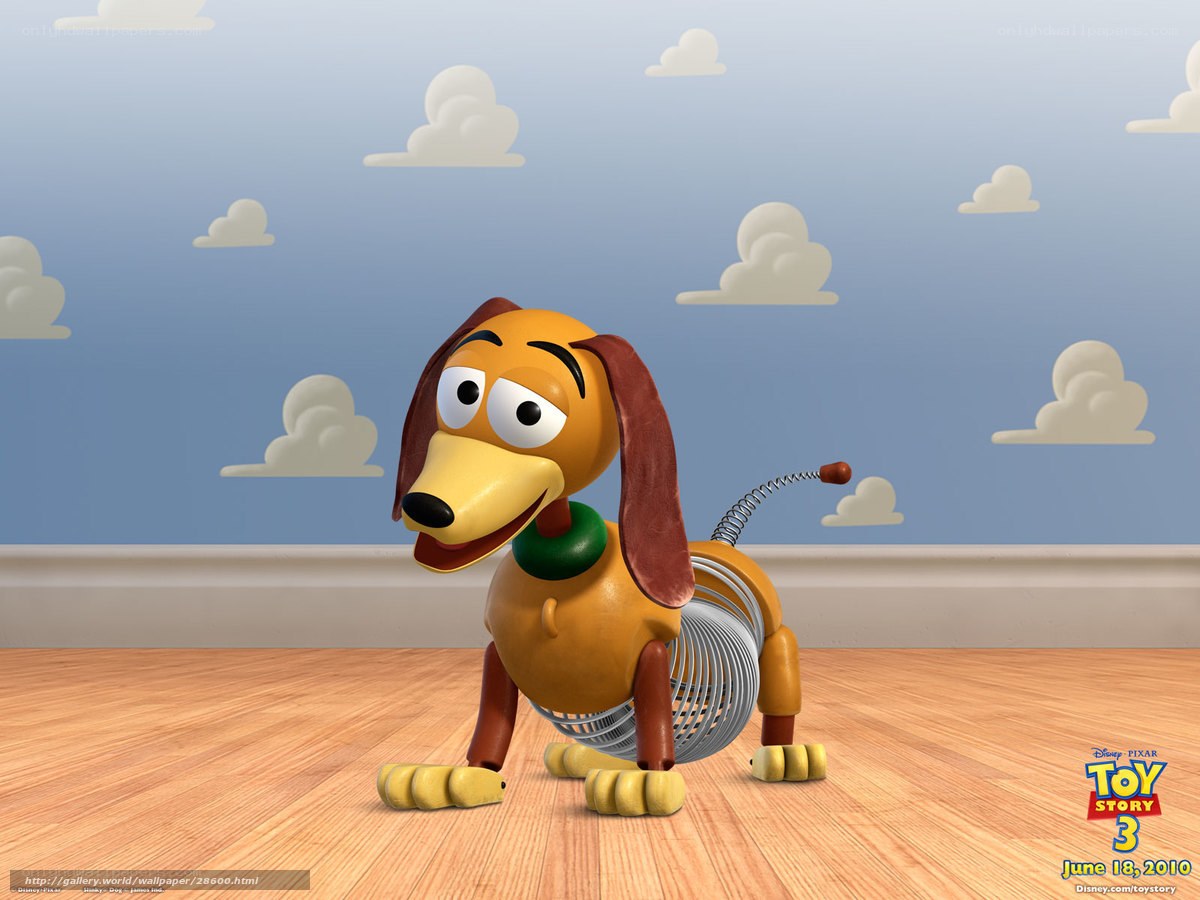 Slinky the spring dog