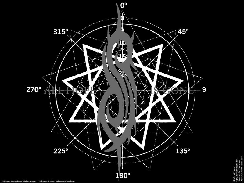 Slipknot album art with compass