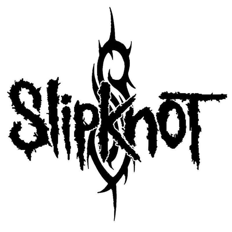Slipknot Band Logo — Black, Aggressive