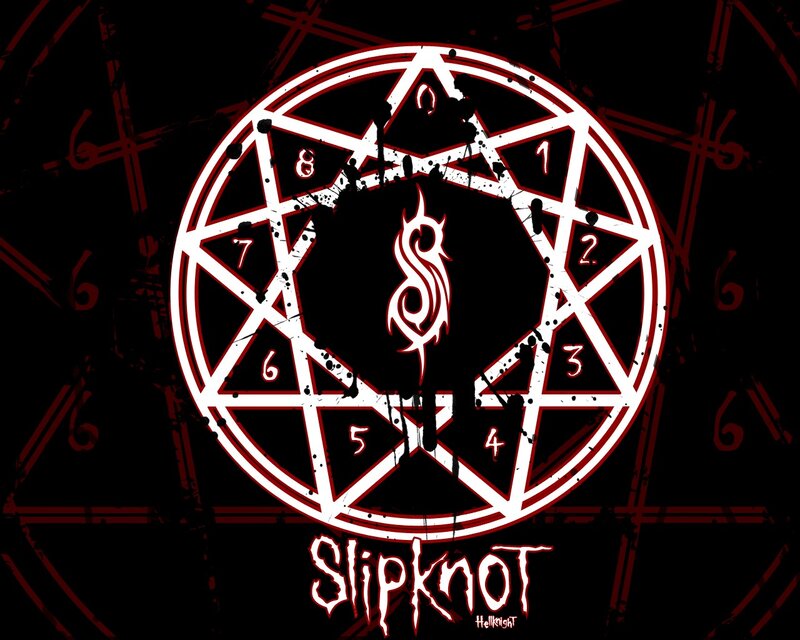Slipknot Band Logo — Black, Dark, Aggressive