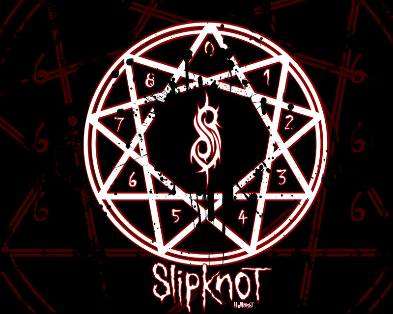 Slipknot band logo with pentagram