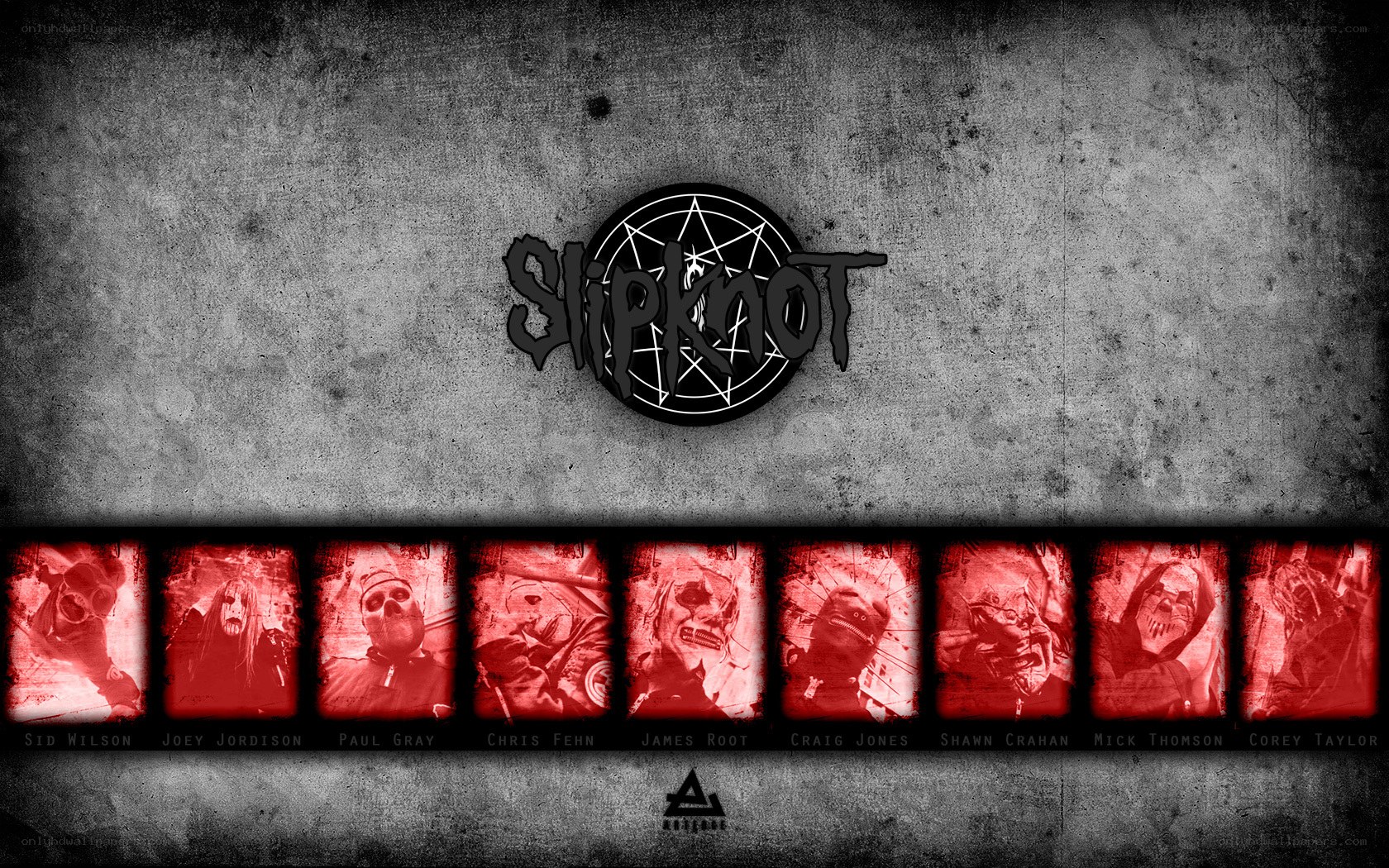 Slipknot band members collage