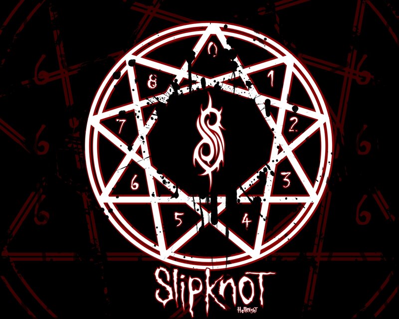 Slipknot Logo with Pentagram — Black