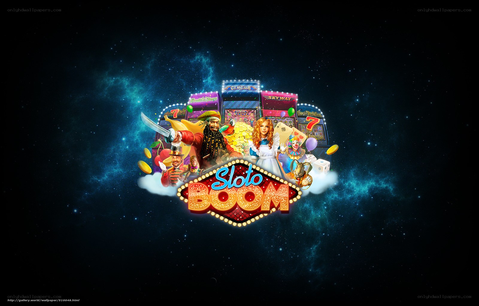 Slot machine game artwork