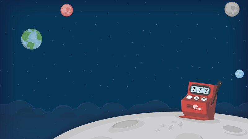 Slot Machine on Moon
