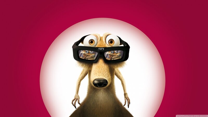 Sloth Wearing 3D Glasses