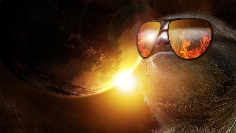 Sloth Wearing Sunglasses — Brown, Dramatic