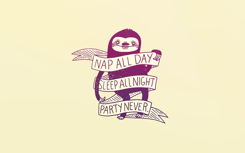 Sloth with Banner